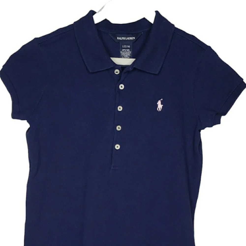 Ralph Lauren Polo Drop Waist Flounce Pop-over Preppy Pleats Sporty Dress Sz L